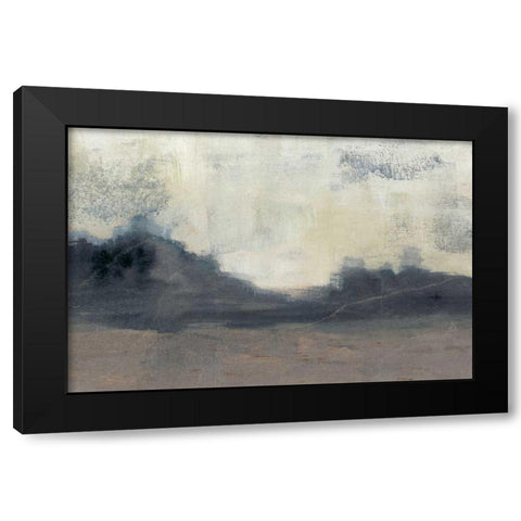 Mountain Silhouette II Black Modern Wood Framed Art Print by Goldberger, Jennifer