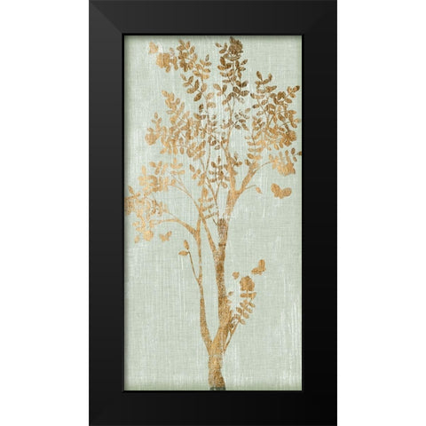 Sage Silhouette II Black Modern Wood Framed Art Print by Vess, June Erica