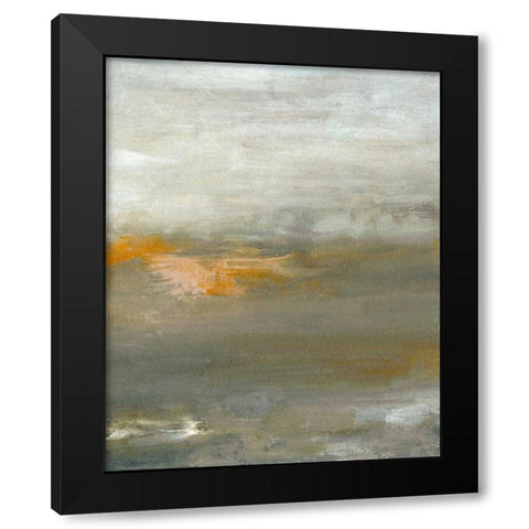 Early Mist II Black Modern Wood Framed Art Print by Gordon, Sharon
