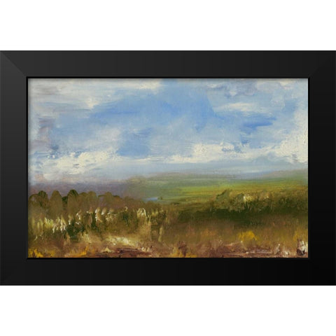 Pratts Falls Road II Black Modern Wood Framed Art Print by Gordon, Sharon