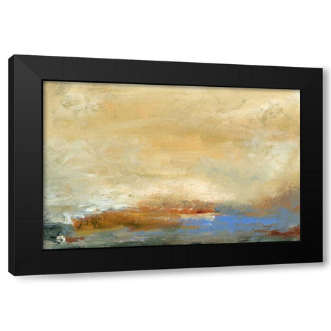 Coast View  I Black Modern Wood Framed Art Print with Double Matting by Gordon, Sharon