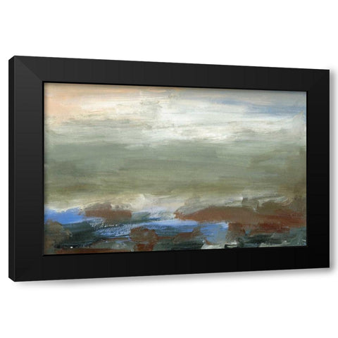 Coast View  II Black Modern Wood Framed Art Print with Double Matting by Gordon, Sharon