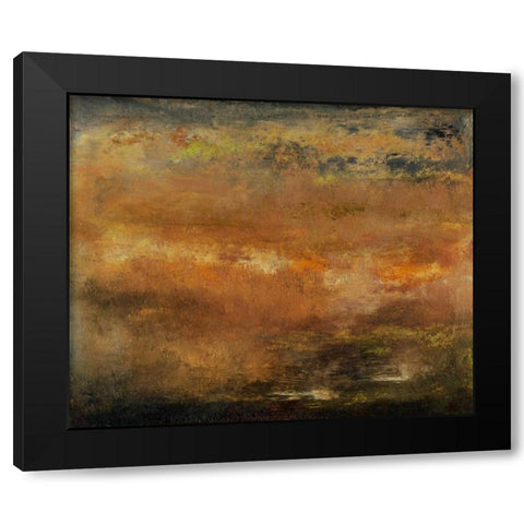Seasons II Black Modern Wood Framed Art Print by Gordon, Sharon