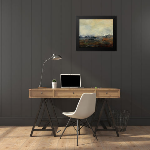 Seasons III Black Modern Wood Framed Art Print by Gordon, Sharon