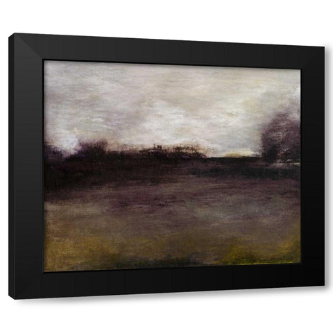 Seasons IV Black Modern Wood Framed Art Print with Double Matting by Gordon, Sharon