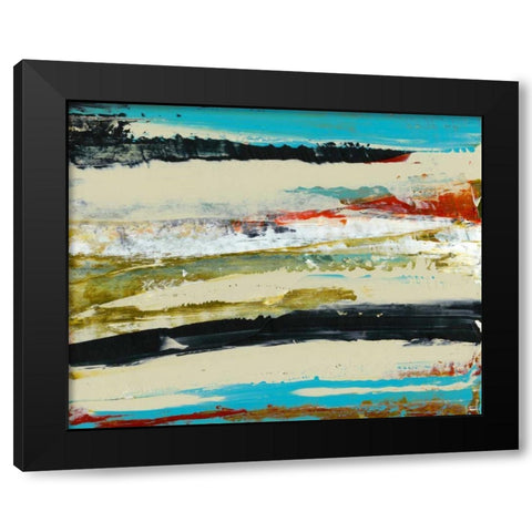 Deconstructed View I Black Modern Wood Framed Art Print by Gordon, Sharon