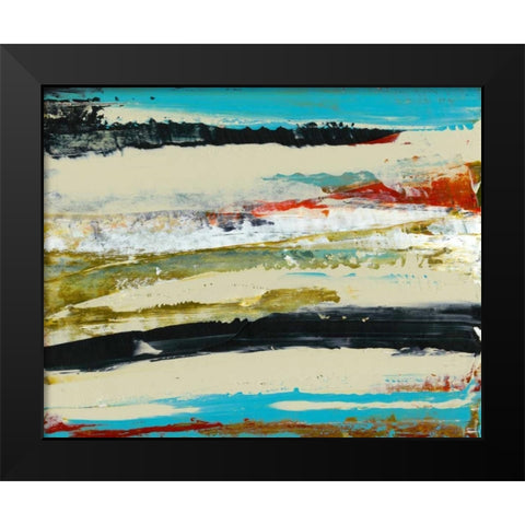 Deconstructed View I Black Modern Wood Framed Art Print by Gordon, Sharon
