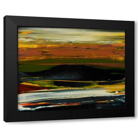 Deconstructed View II Black Modern Wood Framed Art Print by Gordon, Sharon