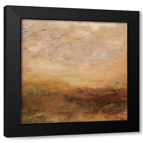 September Morning Black Modern Wood Framed Art Print with Double Matting by Gordon, Sharon