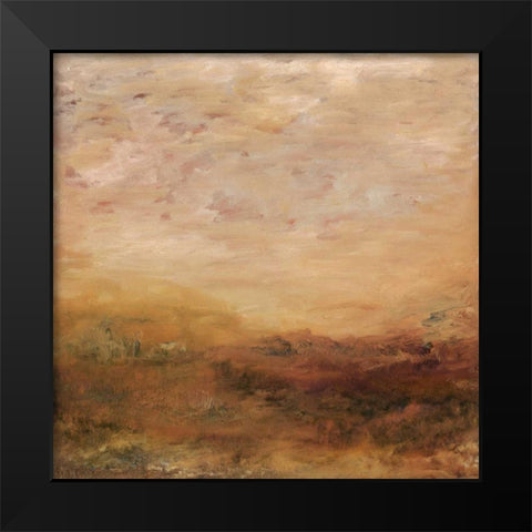 September Morning Black Modern Wood Framed Art Print by Gordon, Sharon