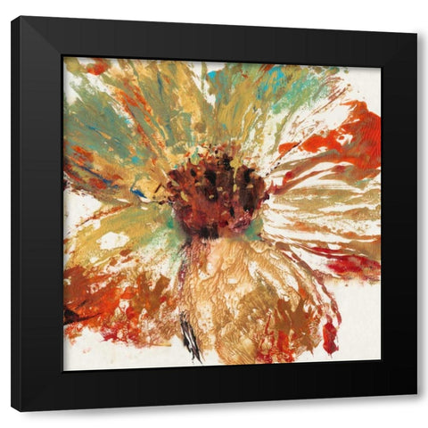 Splash III Black Modern Wood Framed Art Print with Double Matting by OToole, Tim