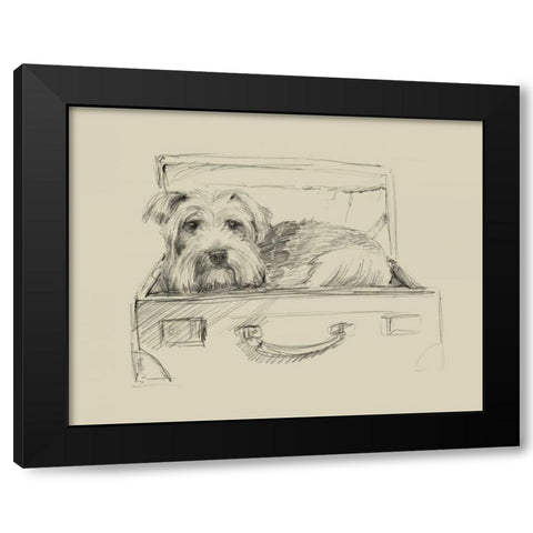 Stowaway I Black Modern Wood Framed Art Print with Double Matting by Harper, Ethan
