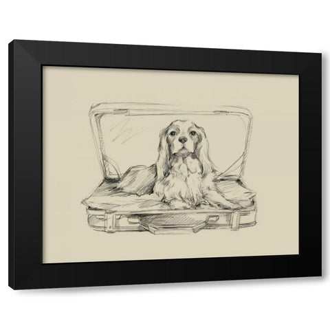 Stowaway IV Black Modern Wood Framed Art Print with Double Matting by Harper, Ethan