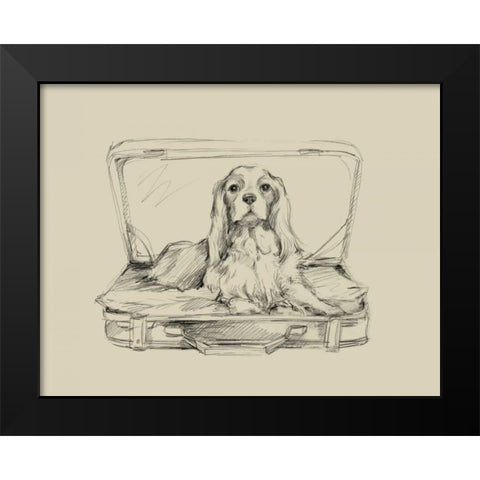 Stowaway IV Black Modern Wood Framed Art Print by Harper, Ethan