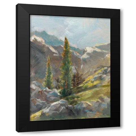 Rocky Hillside I Black Modern Wood Framed Art Print with Double Matting by Harper, Ethan