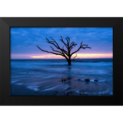 All that Remains Black Modern Wood Framed Art Print by Head, Danny