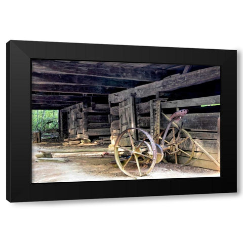 Yesteryear Black Modern Wood Framed Art Print with Double Matting by Head, Danny