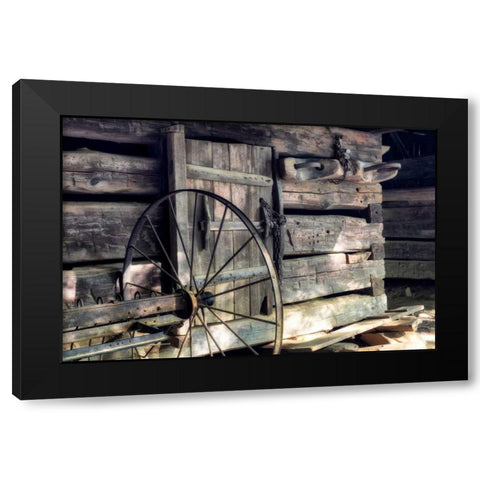 The Yolk Black Modern Wood Framed Art Print by Head, Danny