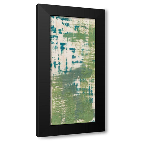 Cool Blue I Black Modern Wood Framed Art Print by Goldberger, Jennifer