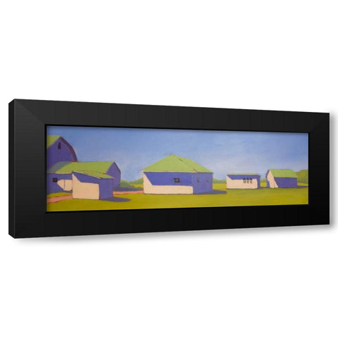 Sunny Outlook Black Modern Wood Framed Art Print by Young, Carol