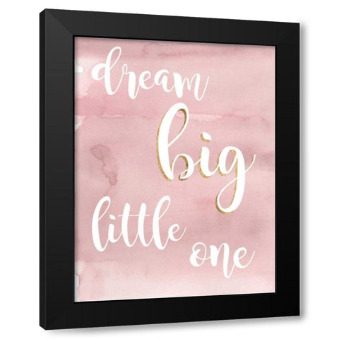 Baby Girl IV Black Modern Wood Framed Art Print with Double Matting by Studio W