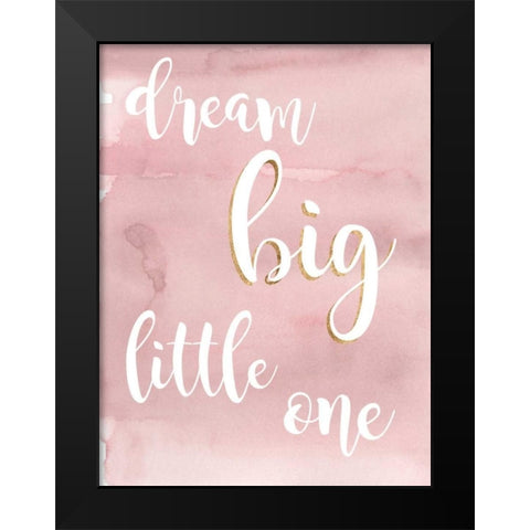 Baby Girl IV Black Modern Wood Framed Art Print by Studio W