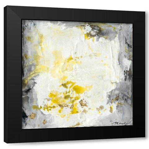 Soft Cliffs I Black Modern Wood Framed Art Print by Combs, Joyce