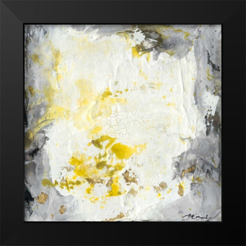 Soft Cliffs I Black Modern Wood Framed Art Print by Combs, Joyce