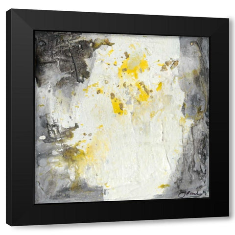 Soft Cliffs II Black Modern Wood Framed Art Print by Combs, Joyce