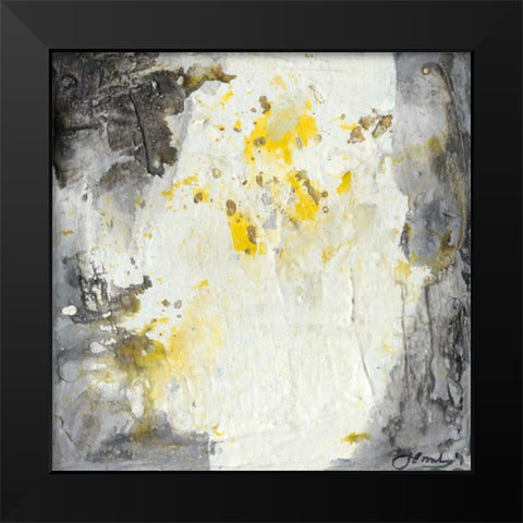 Soft Cliffs II Black Modern Wood Framed Art Print by Combs, Joyce