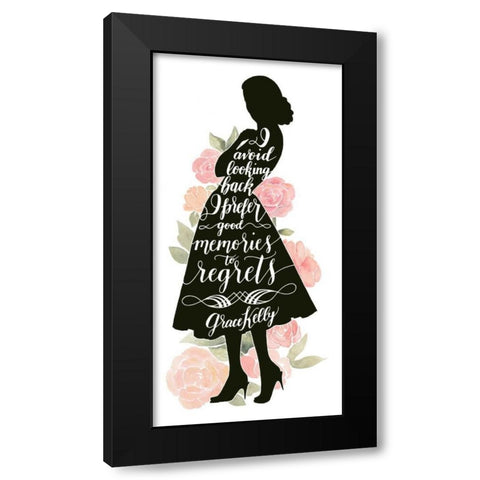 Iconic Woman IV Black Modern Wood Framed Art Print by Popp, Grace
