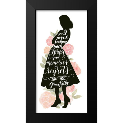 Iconic Woman IV Black Modern Wood Framed Art Print by Popp, Grace