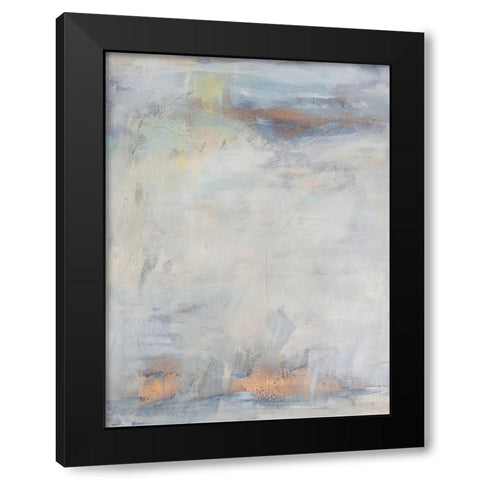 White Blush I Black Modern Wood Framed Art Print by Contacessi, Julia