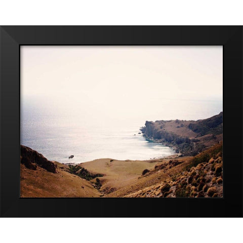 Crete Cove I Black Modern Wood Framed Art Print by Coomes, Sylvia
