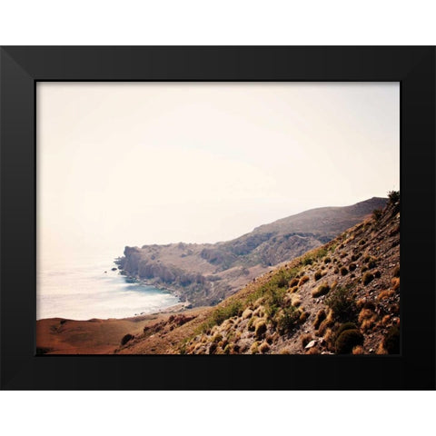 Crete Cove II Black Modern Wood Framed Art Print by Coomes, Sylvia