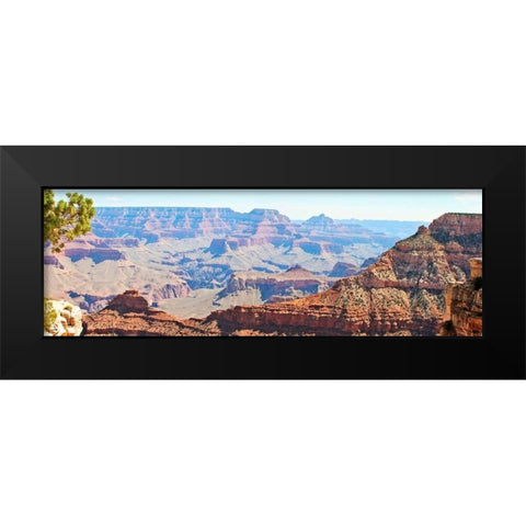 Grand Canyon Panorama II Black Modern Wood Framed Art Print by Coomes, Sylvia