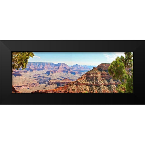 Grand Canyon Panorama IV Black Modern Wood Framed Art Print by Coomes, Sylvia