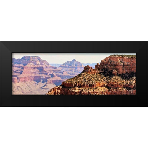 Grand Canyon Panorama V Black Modern Wood Framed Art Print by Coomes, Sylvia