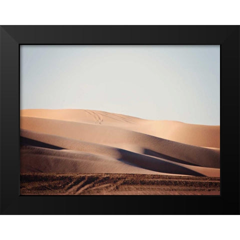 Sand Dunes I Black Modern Wood Framed Art Print by Coomes, Sylvia