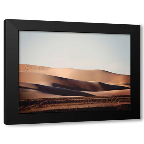 Sand Dunes II Black Modern Wood Framed Art Print with Double Matting by Coomes, Sylvia