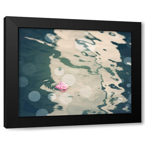 Venice Bokeh XIII Black Modern Wood Framed Art Print by Coomes, Sylvia