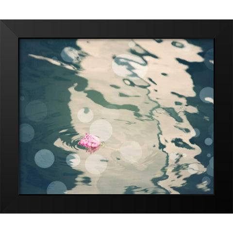 Venice Bokeh XIII Black Modern Wood Framed Art Print by Coomes, Sylvia