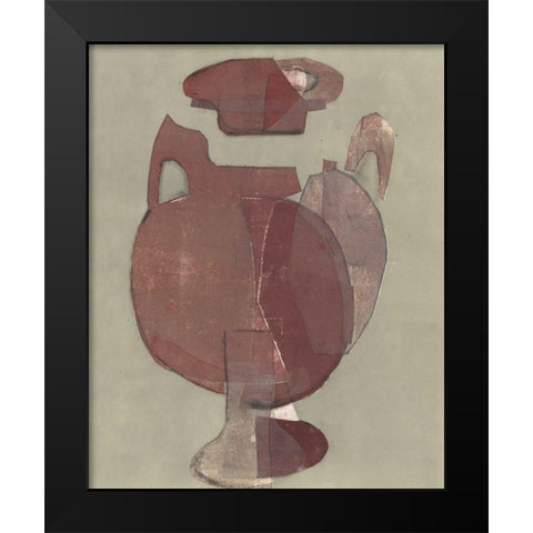 Abstract Vessel I Black Modern Wood Framed Art Print by Delamater, Rob