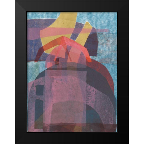 Alicante #16 Black Modern Wood Framed Art Print by Delamater, Rob