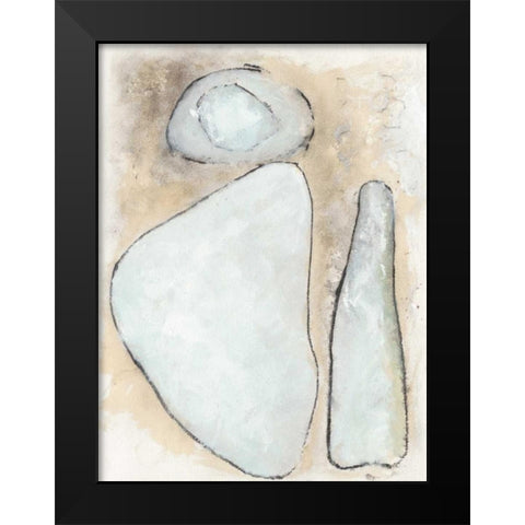 Secret of the Stones Black Modern Wood Framed Art Print by Delamater, Rob