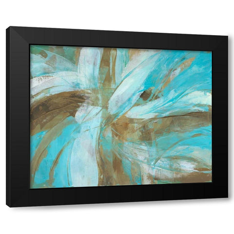 Freedom Flow II Black Modern Wood Framed Art Print with Double Matting by joy, Julie
