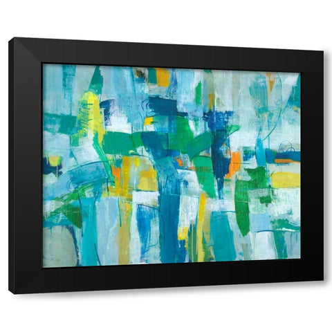 Our Dance I Black Modern Wood Framed Art Print by joy, Julie