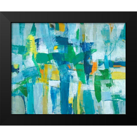 Our Dance I Black Modern Wood Framed Art Print by joy, Julie
