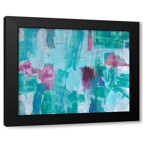 Our Dance II Black Modern Wood Framed Art Print with Double Matting by joy, Julie