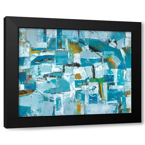 Our Dance III Black Modern Wood Framed Art Print by joy, Julie